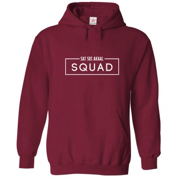Sat Sri Akaal Squad Punjabi Sikh Greeting Print Unisex Kids & Adult Pullover Hoodie